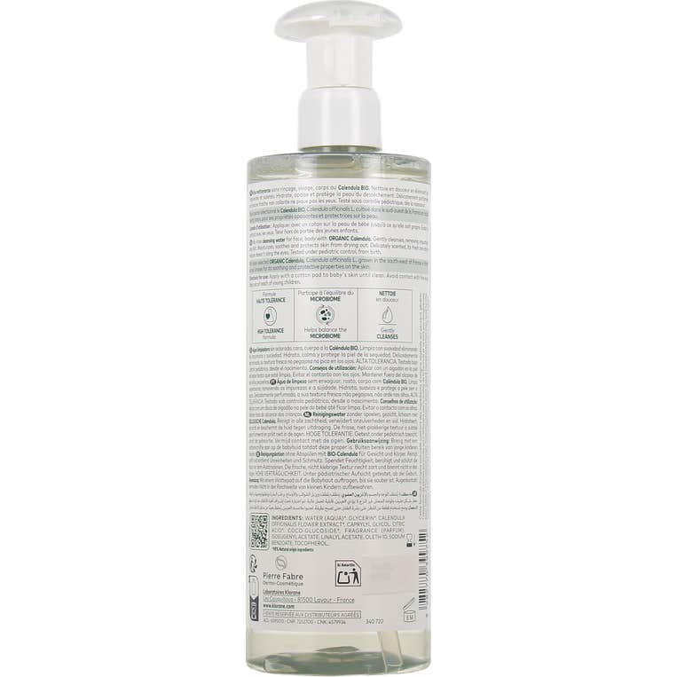 Klorane Agua Limpiadora Bebé Caléndula Sin Aclarado 400 ml