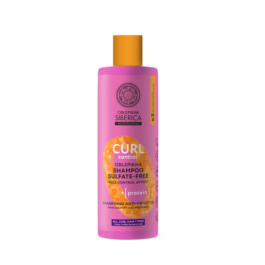Natura Siberica Oblepikha Champú Sin Sulfatos Curl Control 400 ml