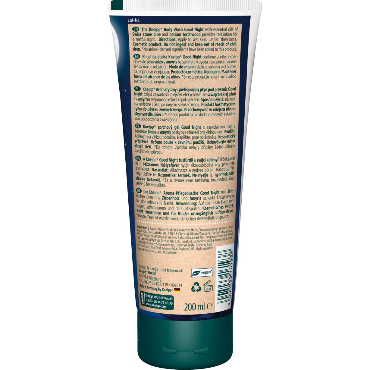 Kneipp Body Wash Good Night 200ml