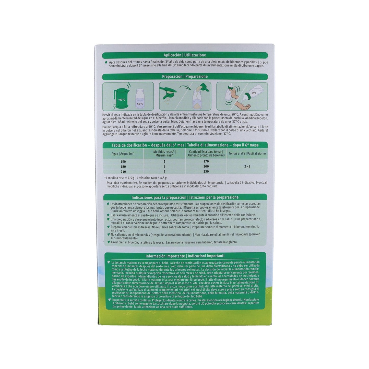 Holle Leche Infantil Cabra 2 Eco 6M 400g