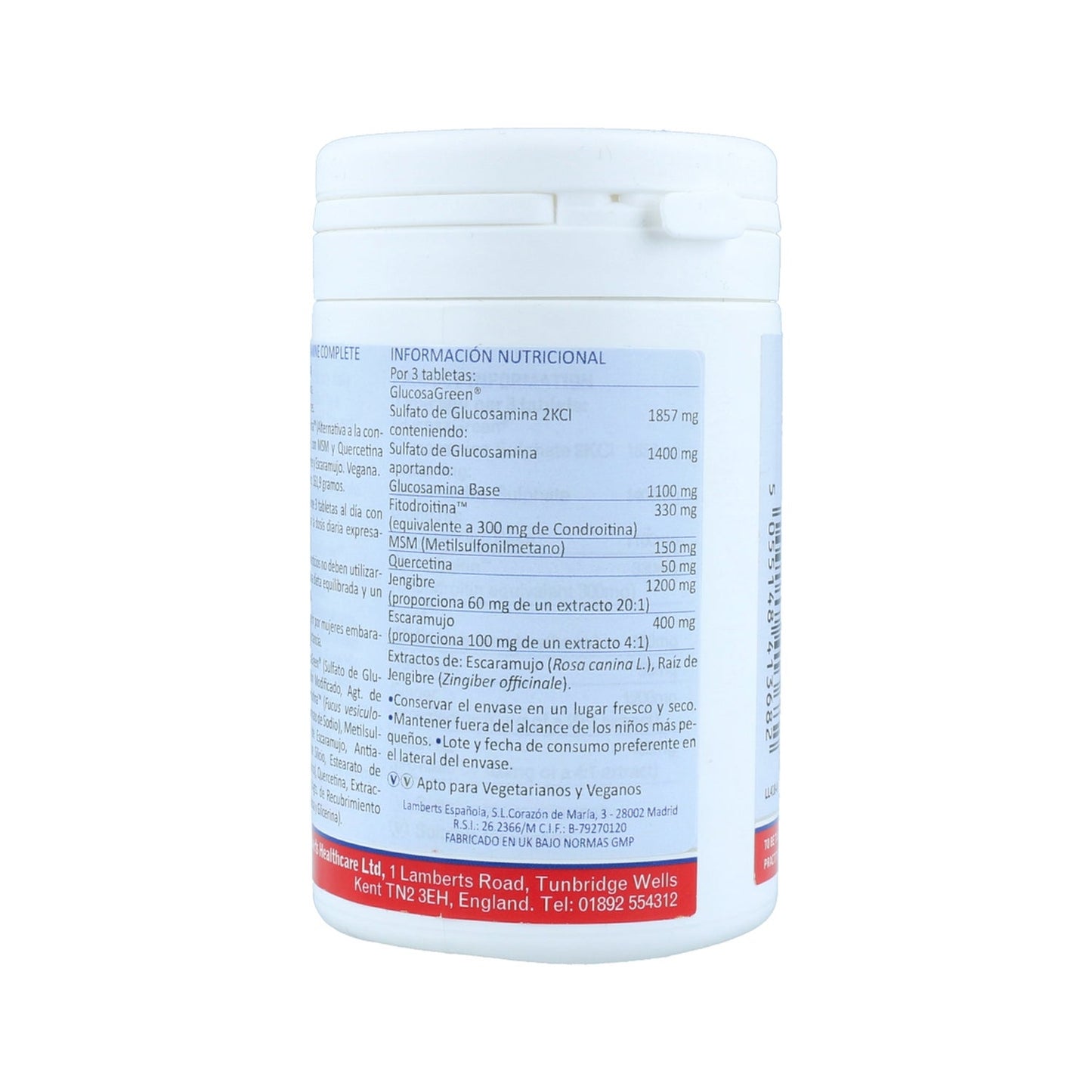 Lamberts Glucosamina Completa 120comp