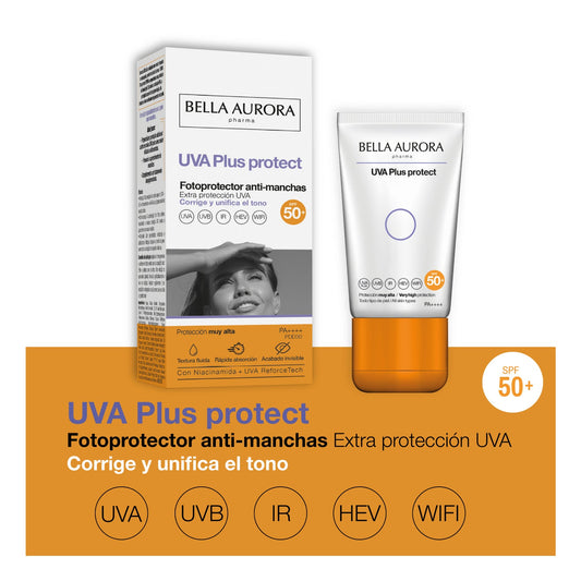 Bella Aurora UVA Plus Protect Fotoprotector Anti-manchas SPF50+ 50ml