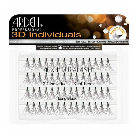 Ardell Pestañas Postizas 3D Individuales Long Black 56uds