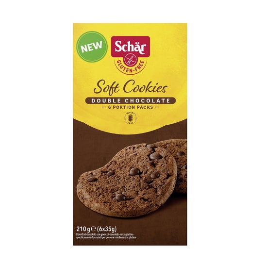 Schar Soft Cookie Doble Chocolate sin Gluten 210 g