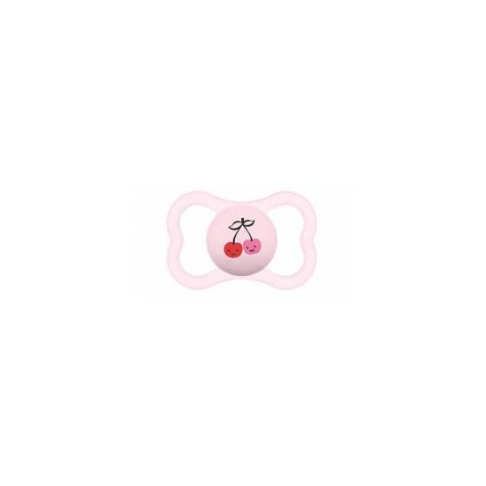 Mam Supreme Night Chupete Silicona +6M Rosa 1ud