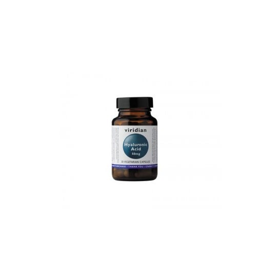 Viridian ácido hialurónico 50 mg 30 caps