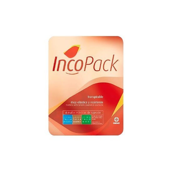 Indas IncoPack Malla Elástica Talla Media 4uds