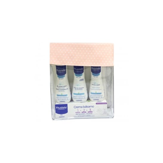 Mustela Neceser Básicos Rosa 4 productos