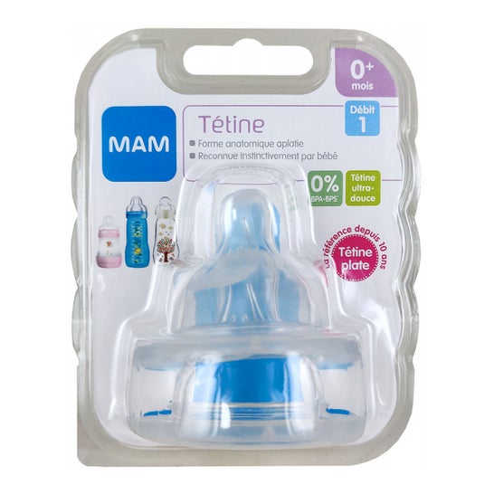 Mam Tetina Seda Débito 1 Silicona 2uds