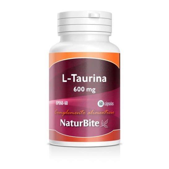 NaturBite L-Taurina 600mg 60caps