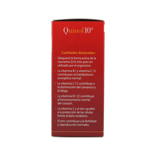 100% Natural Quinol10 60 Perlas De 100mg