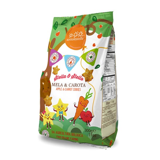 Sottolestelle Galletas Estrellas Manzana Zanahoria 300 g