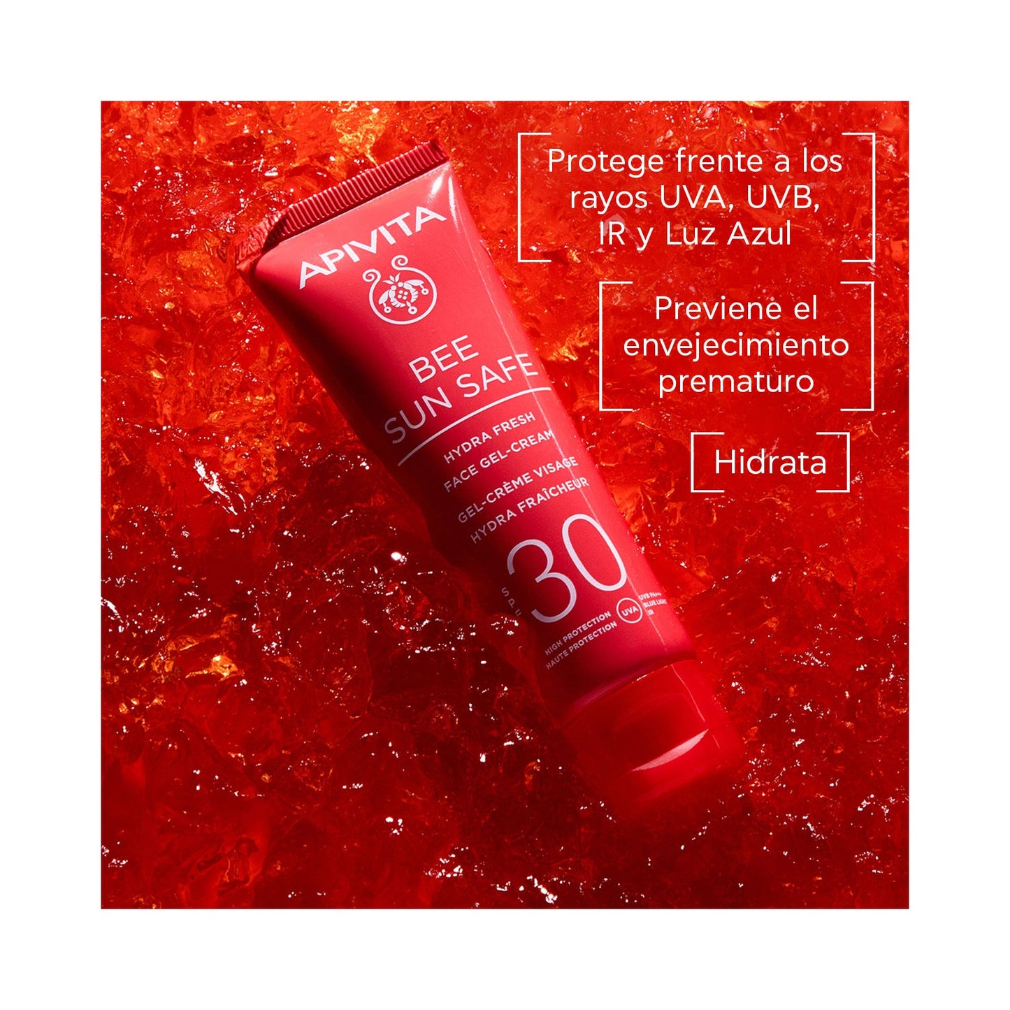 Apivita Bee Sun Safe Hydra Fresh Gel-Crema Facial SPF30 50 ml