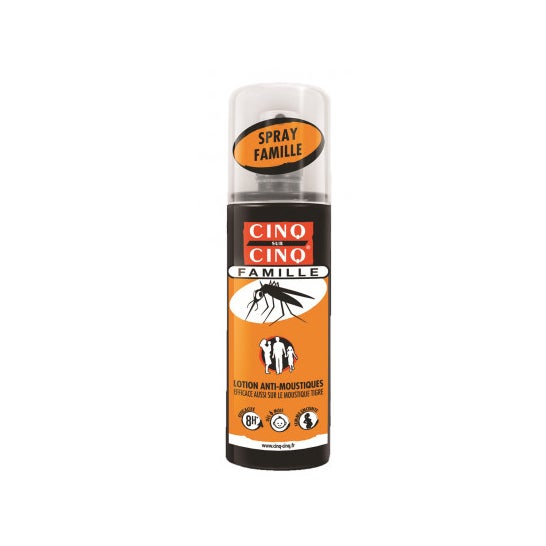 Cinq Sur Cinq Loción Familia Anti-mosquitos Control Spray 100ml