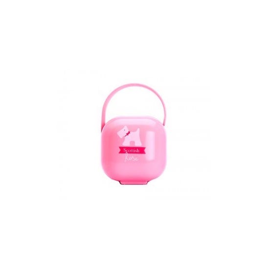 Suavinex Portachupetes Scottish Rosa 1 ud