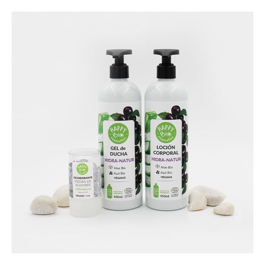 Happy Bio Cosmetics Locion Corporal Hidra Natur Acai Aloe 450ml