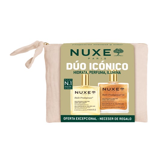 Nuxe Neceser Huile Prodigieuse 50 ml + Huile Prodigieuse Or 50 ml