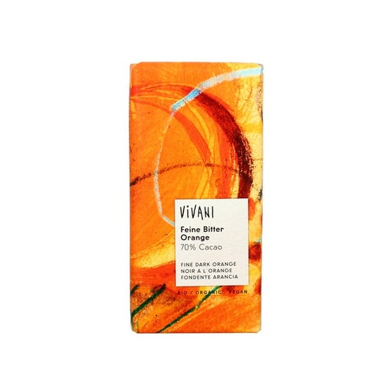 Vivani Chocolate Negro Naranja 100g