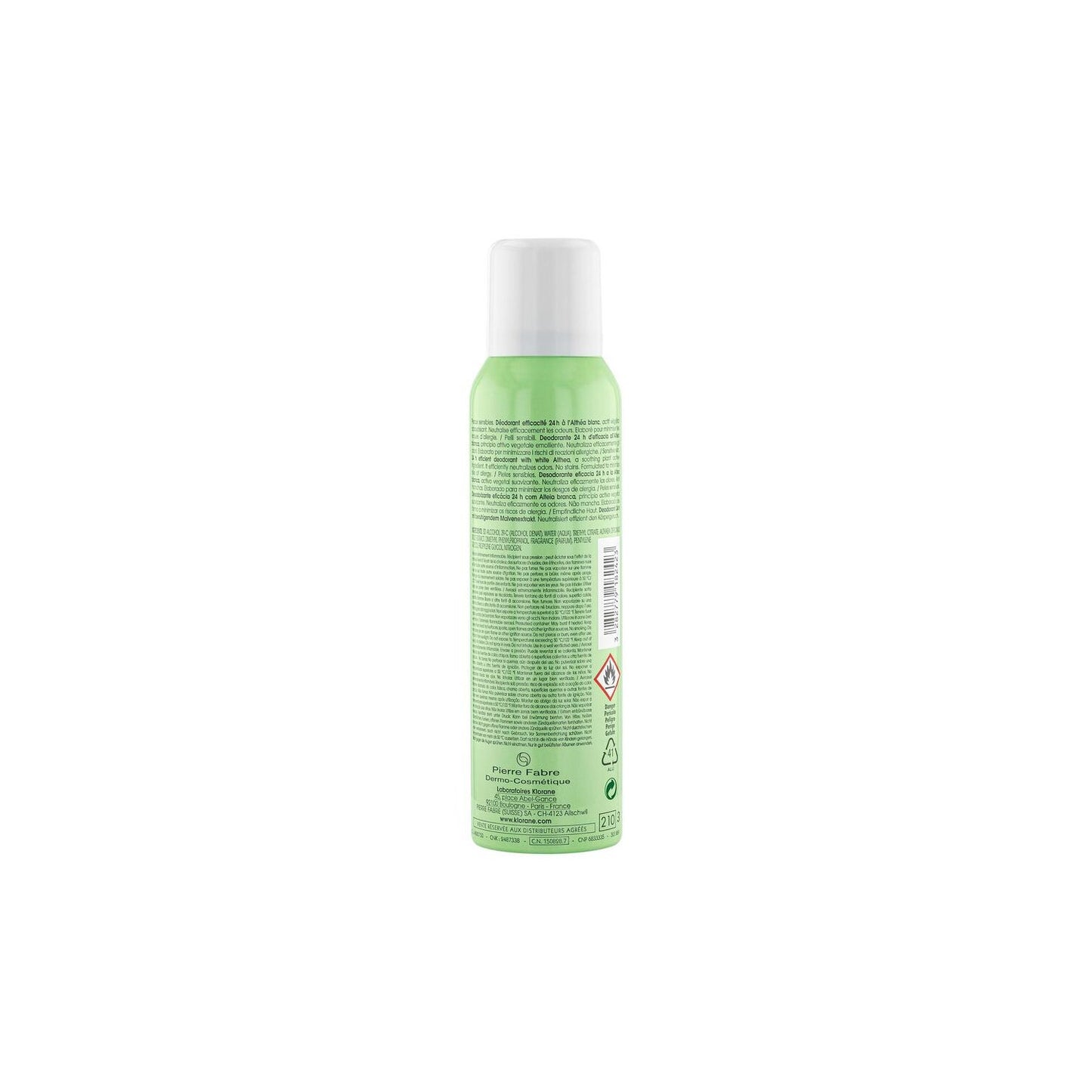 Klorane Desodorante Spray Muy Suave Altea Blanca 150ml