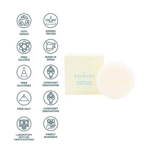 Valquer Pure Champú Sólido Cabello Graso 50g
