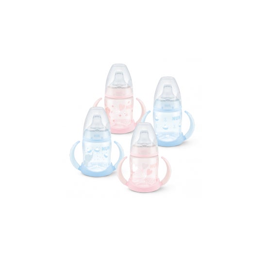 Nuk Biberón Entrena Fc Rose & Blue Silicona 150 Ml