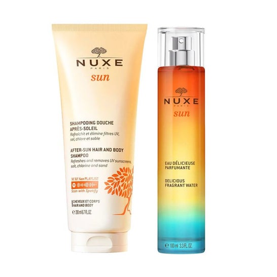 Nuxe Sun Agua Deliciosa Perfumada 100ml + Champú-Gel de Ducha After Sun 200ml