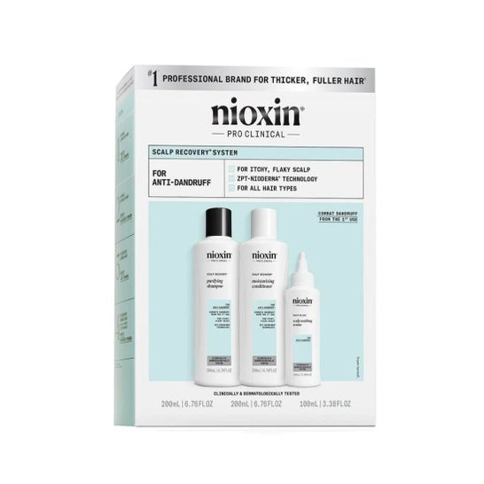 Nioxin Scalp Recovery Kit Anticaspa 3 uds