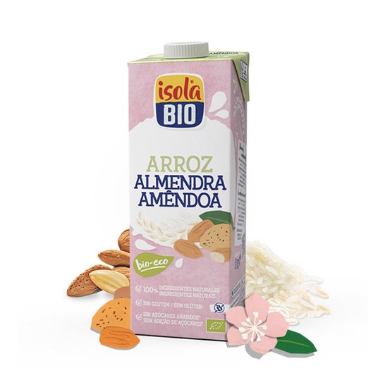 Bebida de Arroz y Almendra Isola 1 L