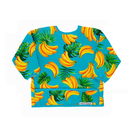 Twistshake Babero Impermeable Manga Larga Estampado Plátano 1ud
