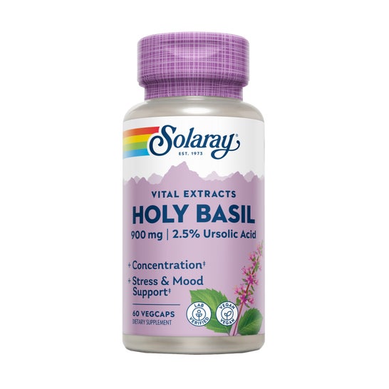 Solaray Holy Basil 900 mg 60 caps
