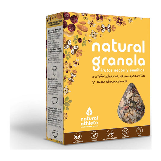 Natural Athlete Granola Arándano Cardamomo Eco 325g