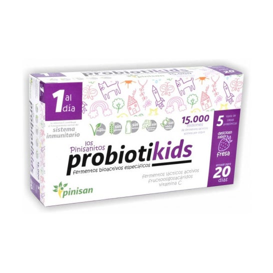 Pinisan Probiotikids Sabor Fresa 20 uds