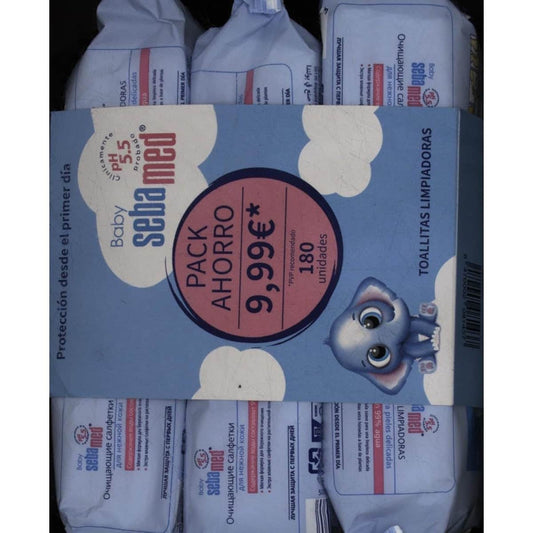 Sebamed Baby Toallitas Limpiadoras 3x60uds