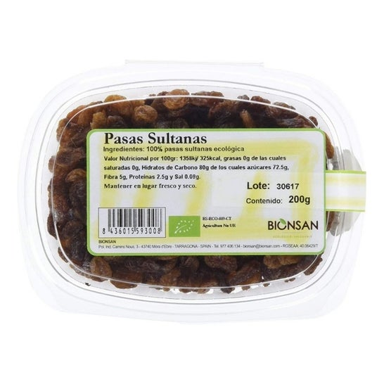 Bionsan Pasas Sultanas Eco 200 g