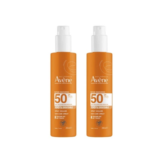 Avène Pack Spray Solar SPF50+ Pieles Sensibles 2x200ml