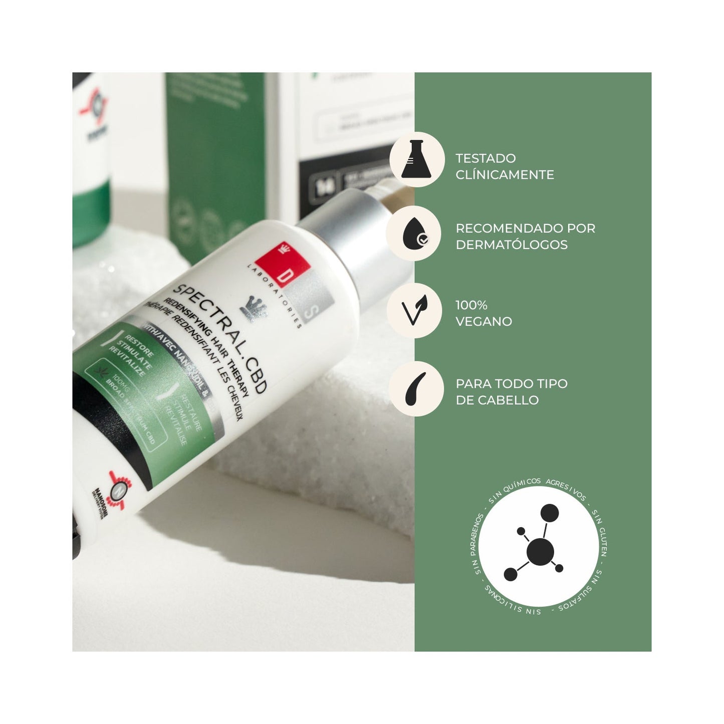 Spectral Cbd Tratamiento Antioxidante Anticaida 60ml