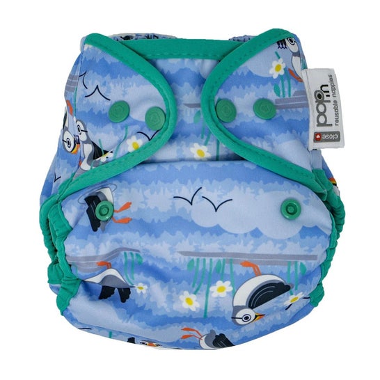 Close Cobertor Pañal Pop-In Blue Puffin 1ud
