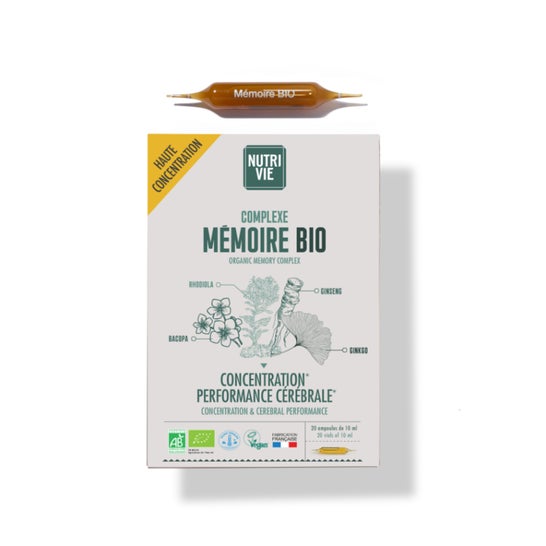 Nutrivie Ampollas Complejo Memoria Bio 20x5 ml