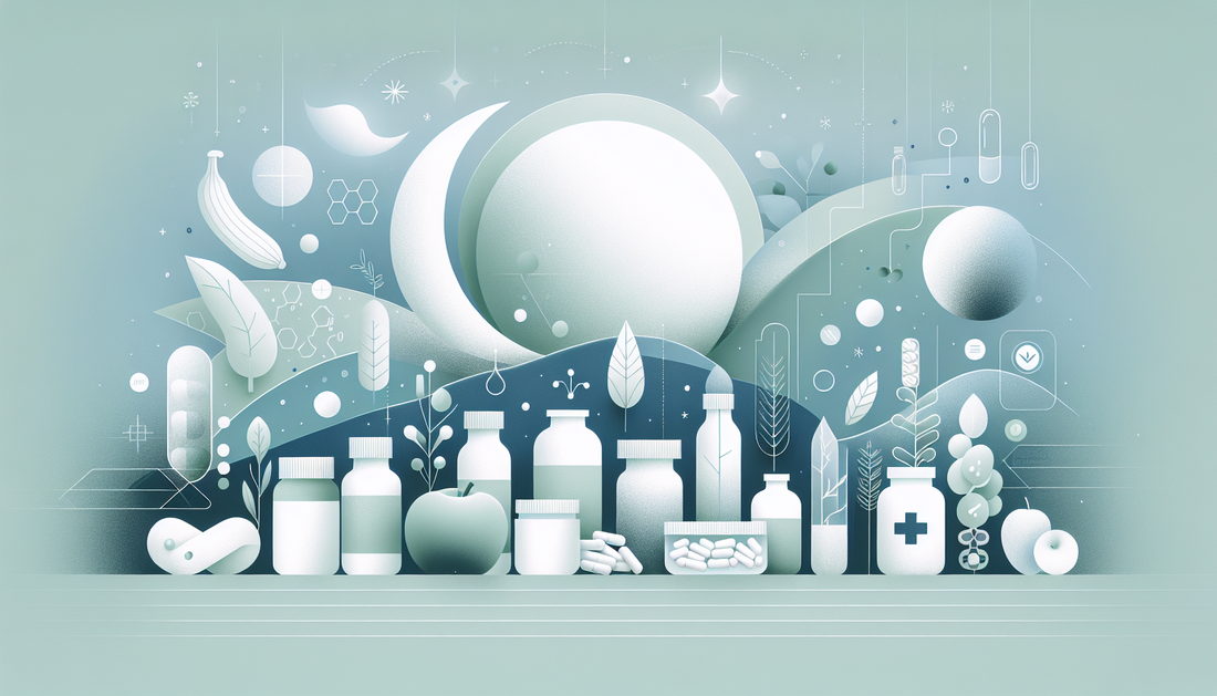 rutina de vitaminas y probióticos nocturnos para reforzar de