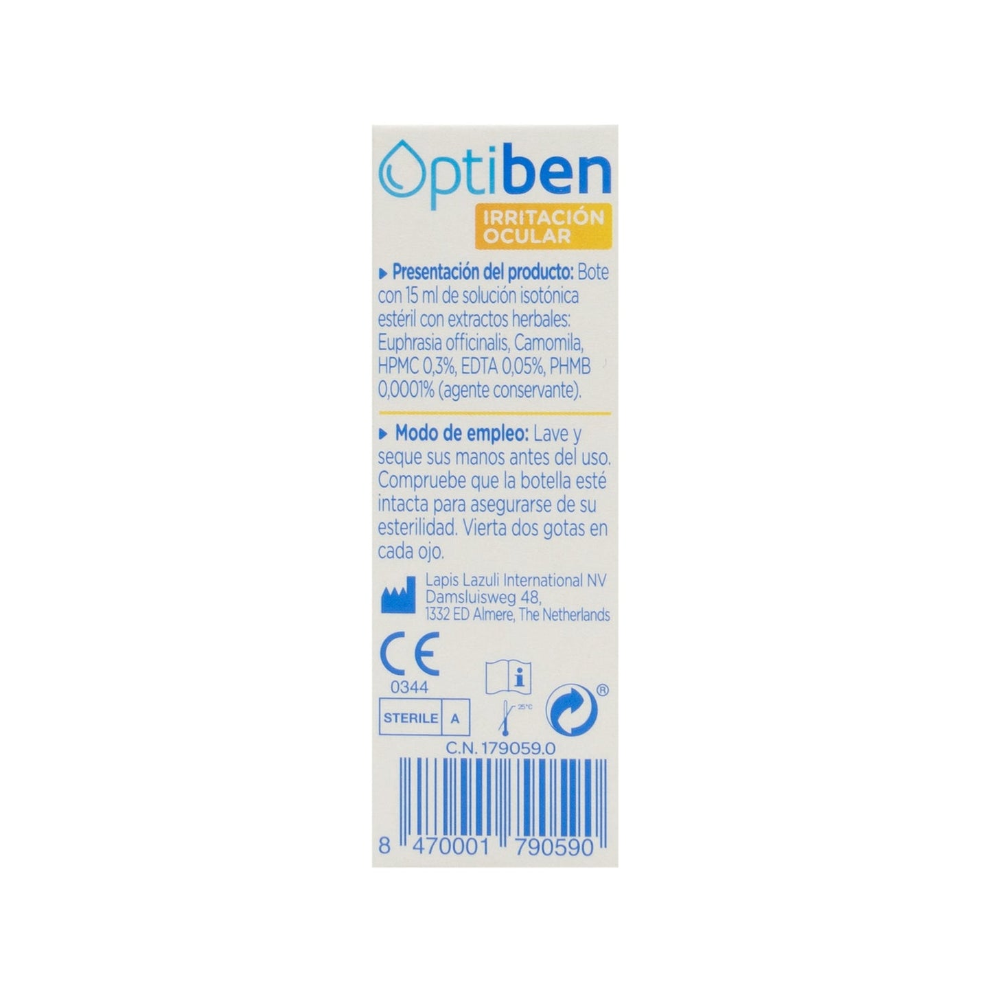 Optiben Irritación Ocular 15ml