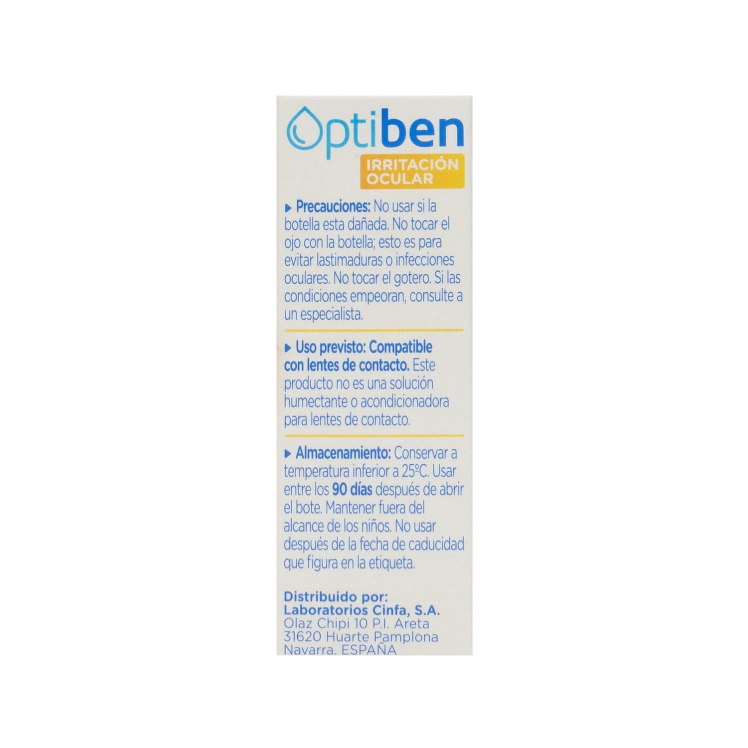 Optiben Irritación Ocular 15ml