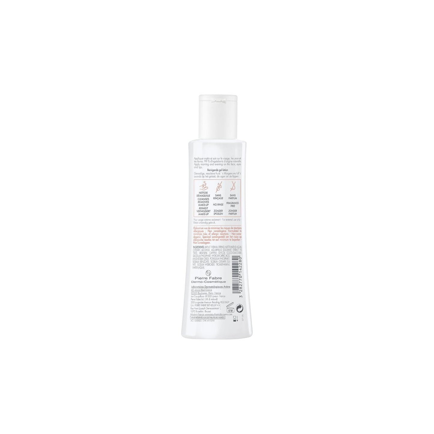 Avène Tolerance Control Loción Limpiadora Gelificada 200ml