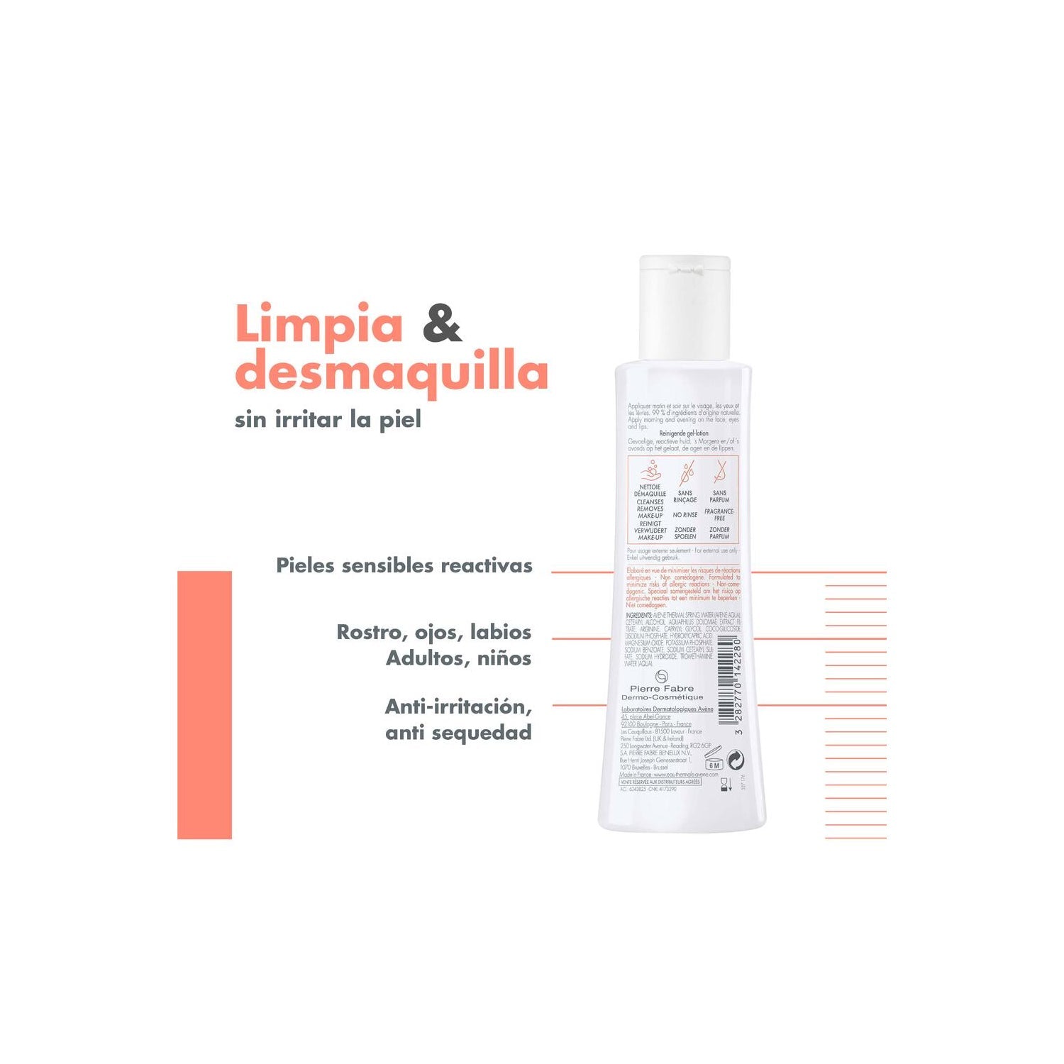 Avène Tolerance Control Loción Limpiadora Gelificada 200ml