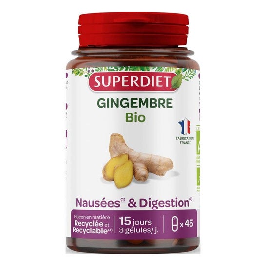 Superdiet Jengibre Bio 45 caps