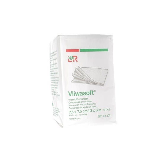 Lohmann & Rauscher Vliwasoft Pansement Nontissé 40 g 7,5 cm 100 uds