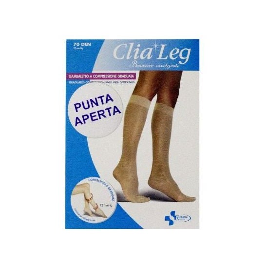 Budetta Farma Clialeg Media 70D Negro Talla 5 1 Par