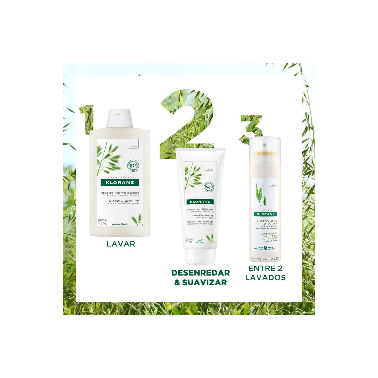 Klorane Acondicionador a la Leche de Avena 200ml