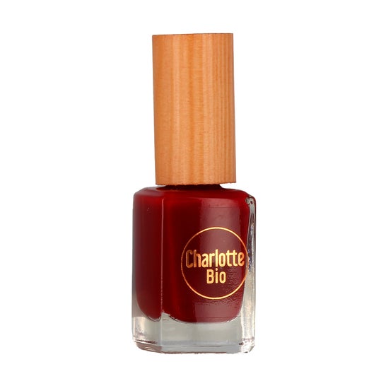 Charlotte Bio Esmalte de Uñas Bio-Sourced Rojo Burdeos 10 ml