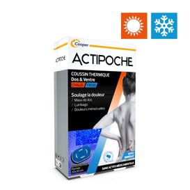 Actipoche Cojín Térmico Lumbares & Vientre con Microperlas Frío/Caliente 20x30cm