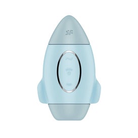Satisfyer Mission Control Double Air Pulse Vibrator Blue 1ud